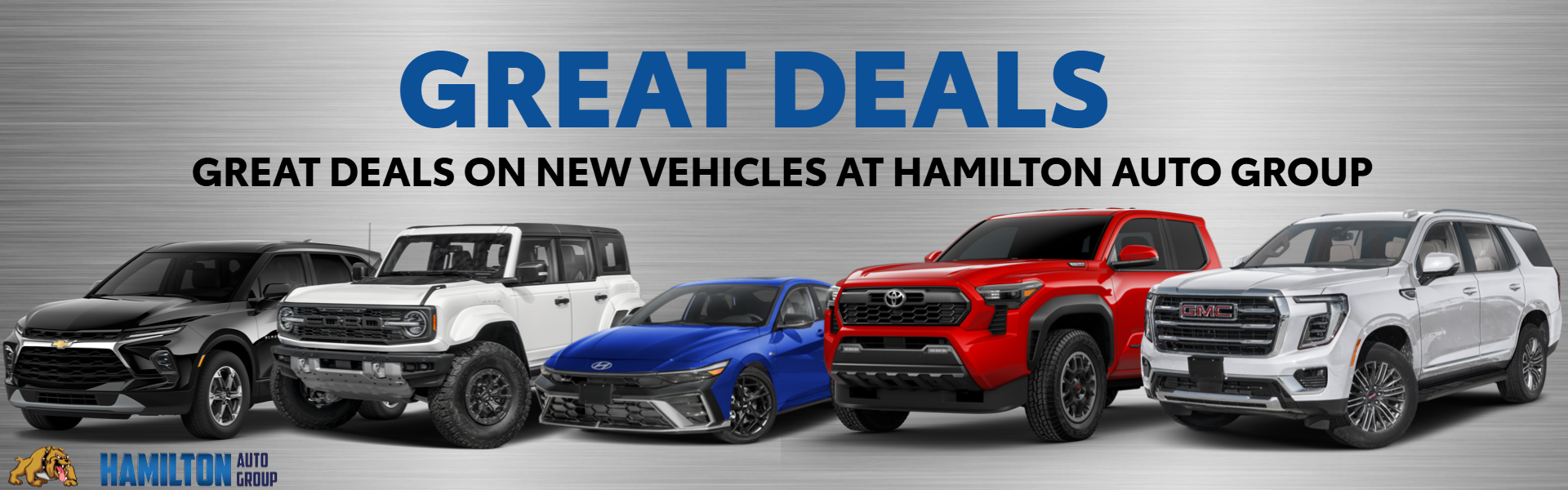 Great Deals on New Vehicles 